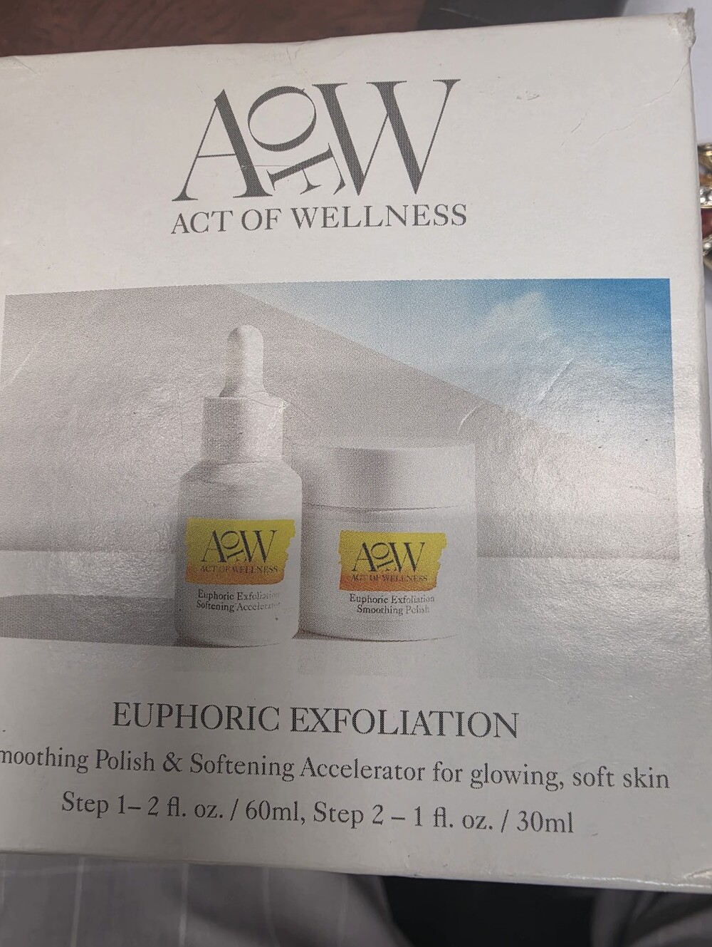 Act of Wellness Skincare Euphoric Exfoliation Polish & Accelerator Set